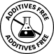 A circular black-and-white logo or emblem with the words 'ANTIOXIDANTS AND VITAMINS' around a central flask icon.